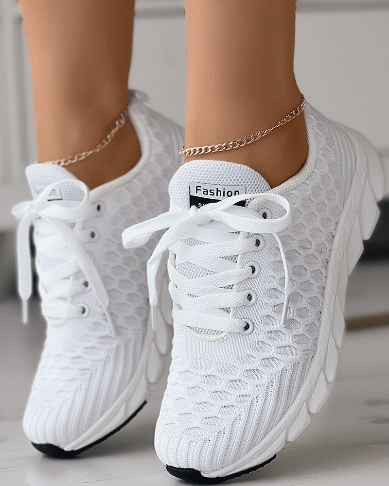 W&W Mode - Bubble Lace Schuhe mit Textur