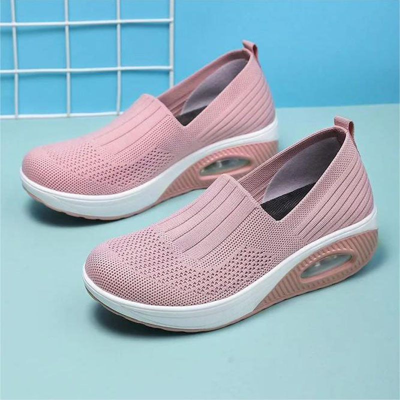 W&W Mode | Atmungsaktive Slip on Sneaker Mit Ergonomischer Sohle Für Damen