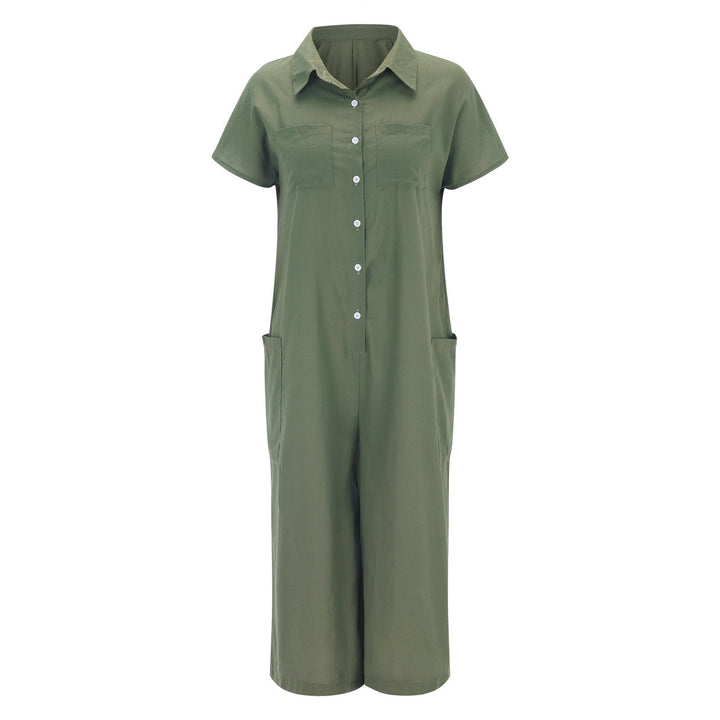 W&W Mode | Super Stylischer Leinen Jumpsuit Für Damen