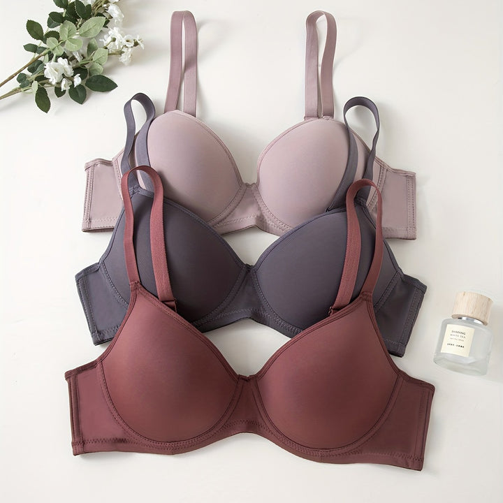 W&W Mode | 3 Teilig Nahtlos Anti Ablehnung Push up Bh