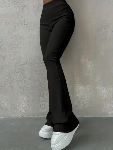 W&W Mode | Taille Ribcord Schlaghose - Trendy Damen Alltagshose