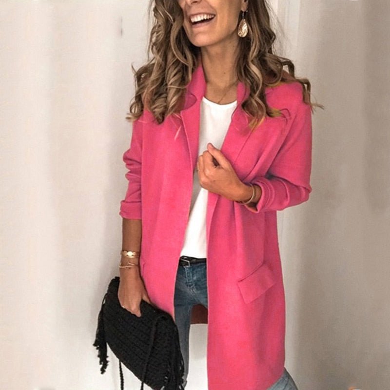 W&W Mode | Lange Bequeme Dünne Strickjacke Für Frauen