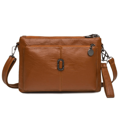 W&W Mode | Kleine Ledere Schultertasche Damen Hochwertige Lederverarbeitung