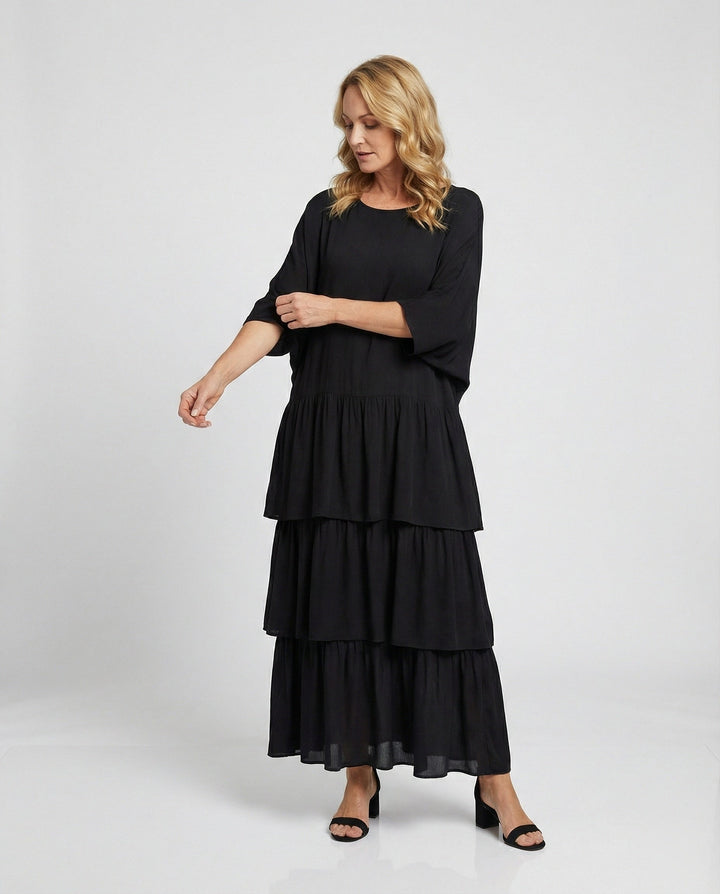W&W Mode | Luxuriös Elegantes Chiffonkleid