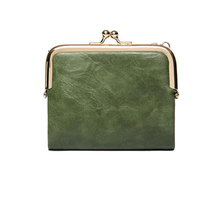 W&W Mode | Kiss Lock Tasche - stilvolle Damen Münzgeldbörse