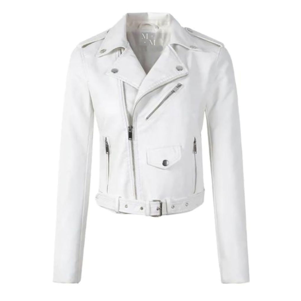 W&W Mode | Elegante Lederjacke : Modern Woman 2024