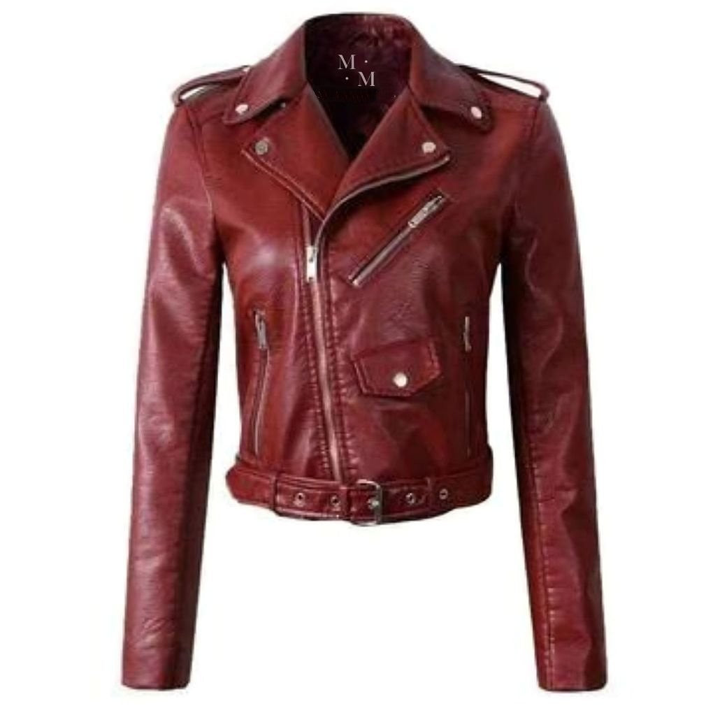 W&W Mode | Elegante Lederjacke : Modern Woman 2024