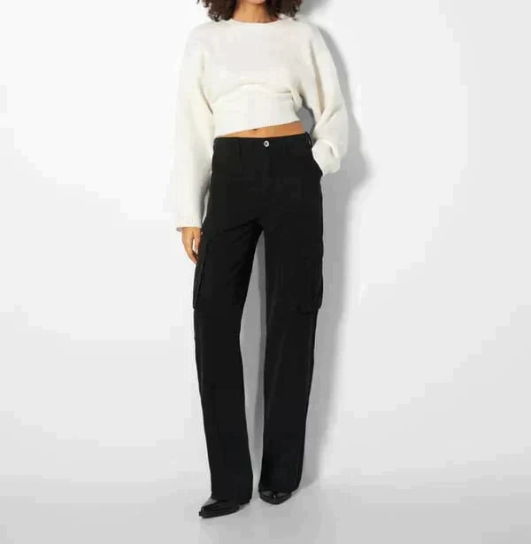 Gerade Cargohose
