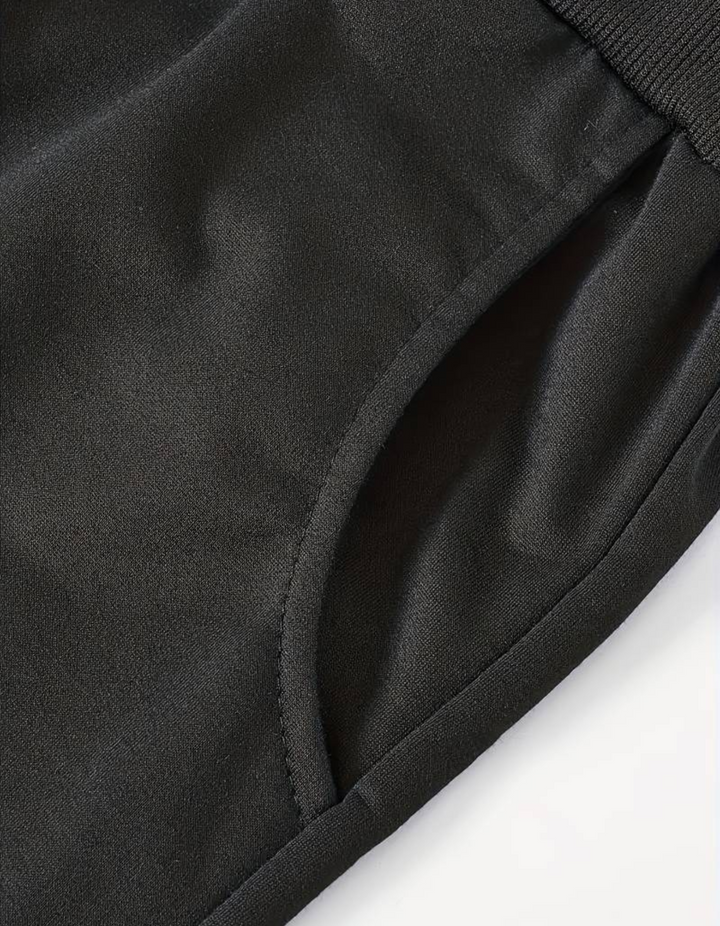 W&W Mode | Herren 3/4 Jogginghose Schwarz