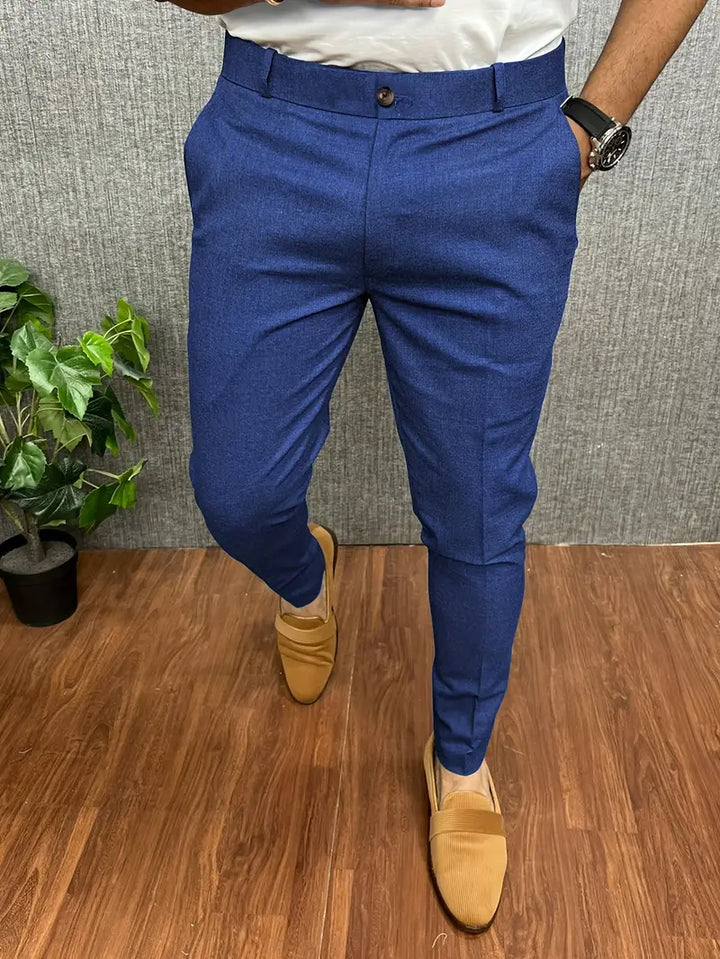 W&W Mode | Herren Chino Hose Beige Stoffhose
