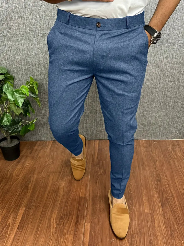 W&W Mode | Herren Chino Hose Beige Stoffhose