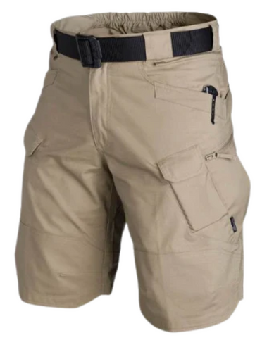 W&W Mode | Herren Bequeme Cargo Shorts Schwarz