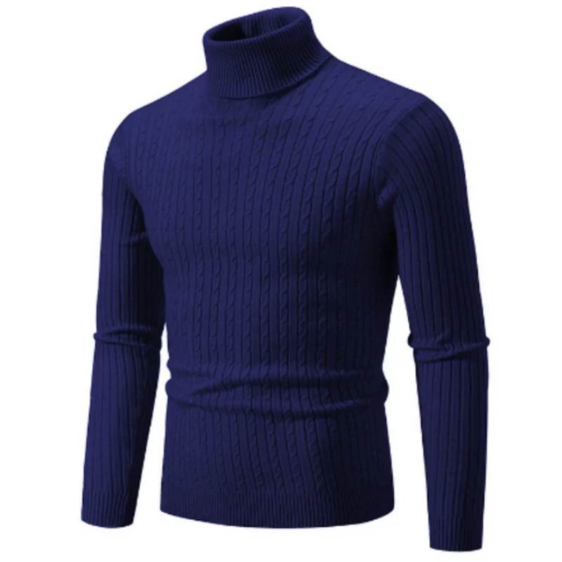 W&W Mode | Herren Rollkragen Pullover Kurz