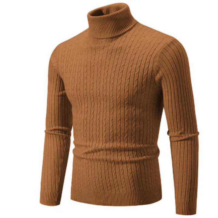 W&W Mode | Herren Rollkragen Pullover Kurz