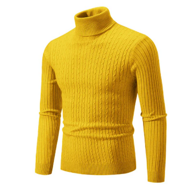 W&W Mode | Herren Rollkragen Pullover Kurz