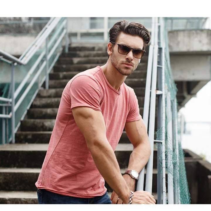 W&W Mode | Herren Slim Fit T-shirt Kurzarm