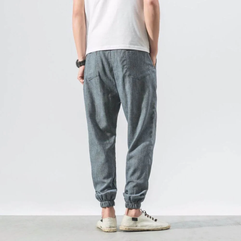 W&W Mode | Herren Sommer Hose Schwarz