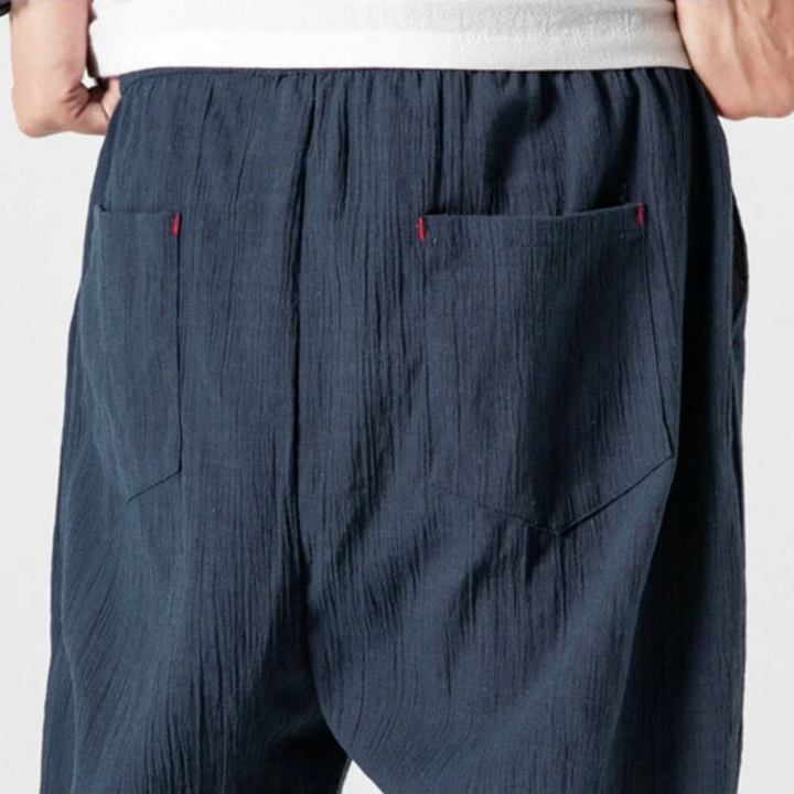 W&W Mode | Herren Sommer Hose Schwarz