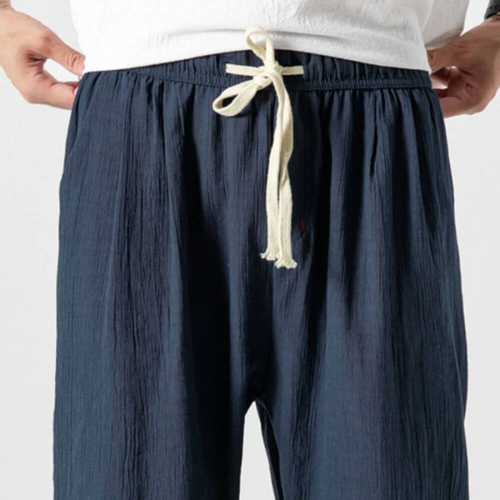 W&W Mode | Herren Sommer Hose Schwarz