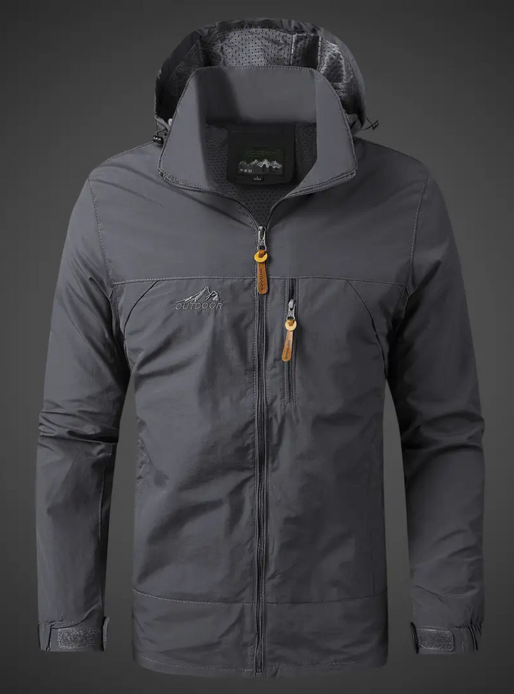 W&W Mode | Herren Wasserdicht Regenjacke Atmungsaktiv