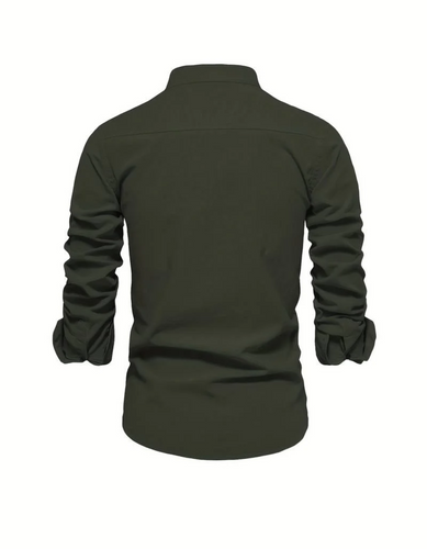 W&W Mode | Herren Slim-fit Hemd Elegant Langarm