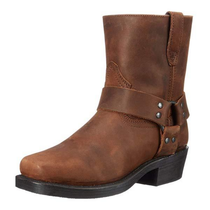W&W Mode | Herren Schwarze Cowboystiefel Wildleder