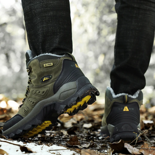 W&W Mode | Wanderschuhe Wasserdicht Hoher Knöchelstütze Atmungsaktive Grip Sohle Outdoor Trail Fußbekleidung