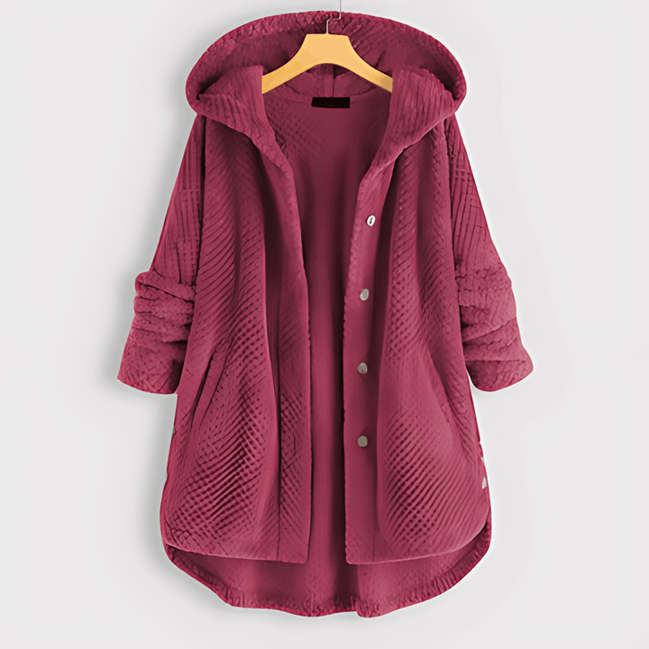 W&W Mode | Wärmende Strickjacke mit weichem Futter und Kapuze für Damen