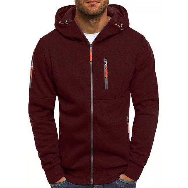 W&W Mode | komfortabler Zip Up Hoodie für Männer