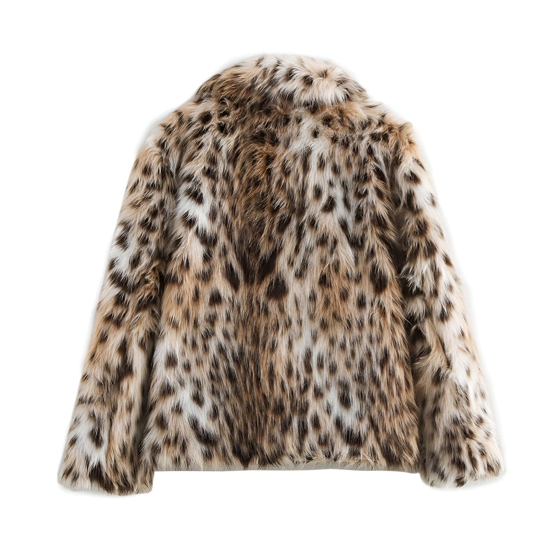 W&W Mode | Trendiger Leopard-Print Wintermantel