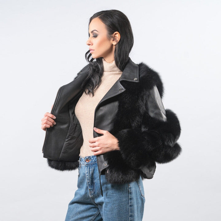 W&W Mode™ - Luxus Leder Pelz Jacke [Letzter Tag Rabatt]