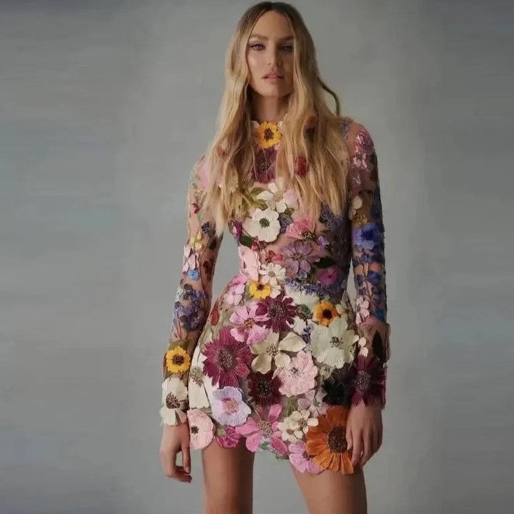 W&W Mode | handgefertigtes Blumenkleid
