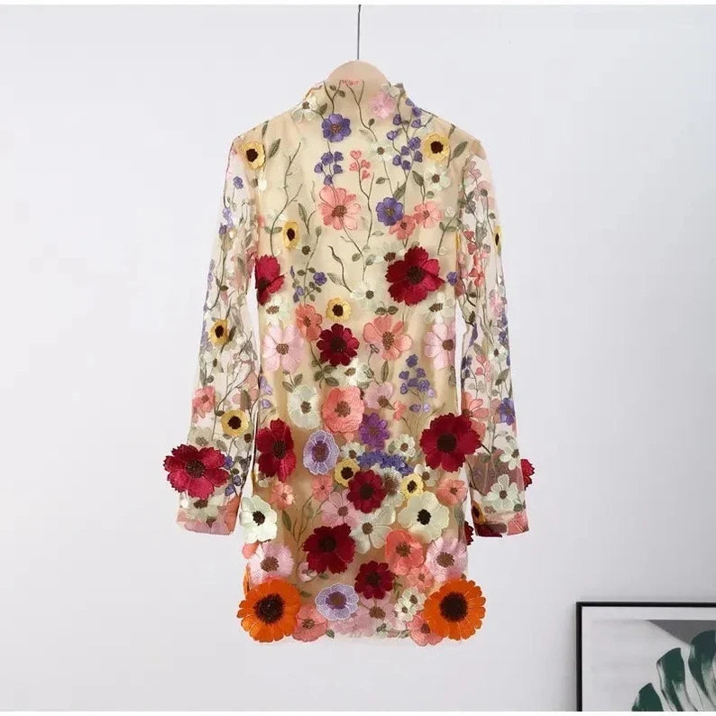 W&W Mode | handgefertigtes Blumenkleid