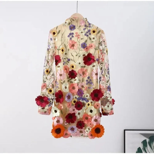 W&W Mode | handgefertigtes Blumenkleid