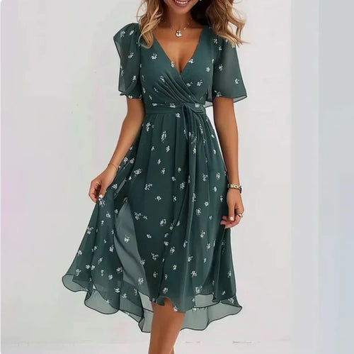 W&W Mode | V-ausschnitt Kleid
