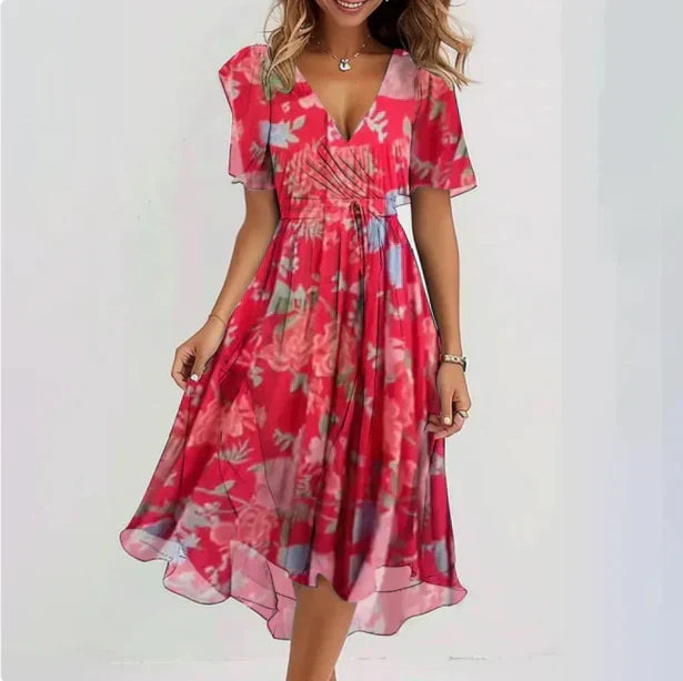 W&W Mode | V-ausschnitt Kleid