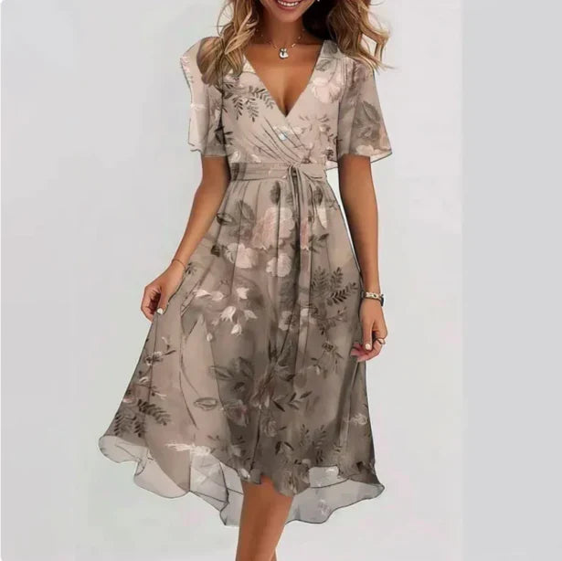 W&W Mode | V-ausschnitt Kleid