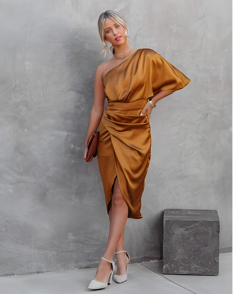 W&W Mode | Elegantes Ein Schulter Abendkleid