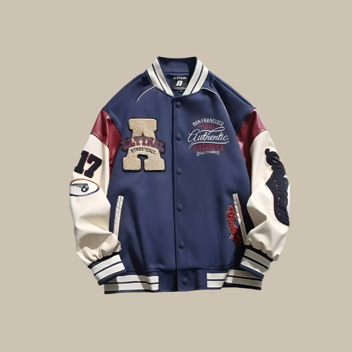 W&W Mode | Trendy Übergroße Weinlese Baseballjacke Für Herren