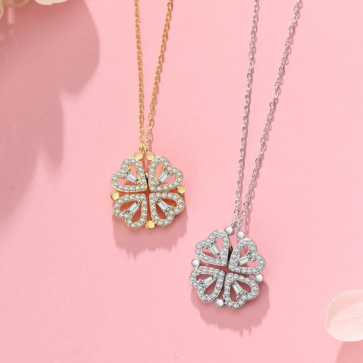 W&W Mode | Kleeblatt Herz Necklace