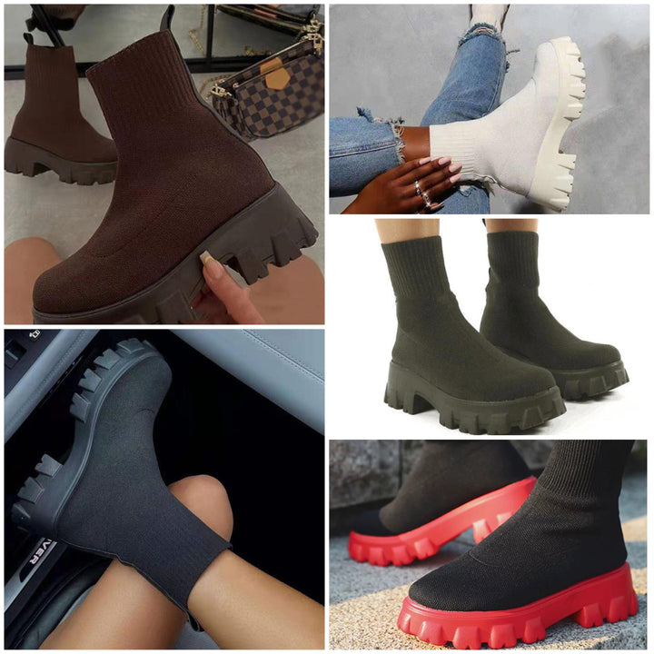 W&W Mode | Modische Plateaustiefel