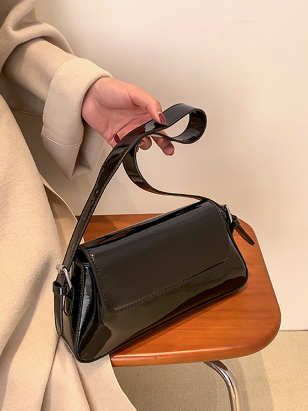 W&W Mode | Mode Kleine Hochglanz-handtasche