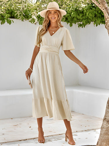 W&W Mode | Maxikleid Mit Gürtel Für Frauen