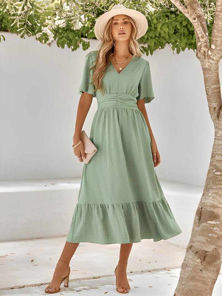 W&W Mode | Maxikleid Mit Gürtel Für Frauen
