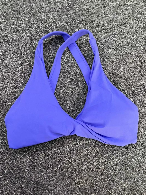 W&W Mode | Enganliegend schnelltrocknender Sport Yoga-BH für Outdoor-Laufen Cross-Back Fitness-Unterwäsche