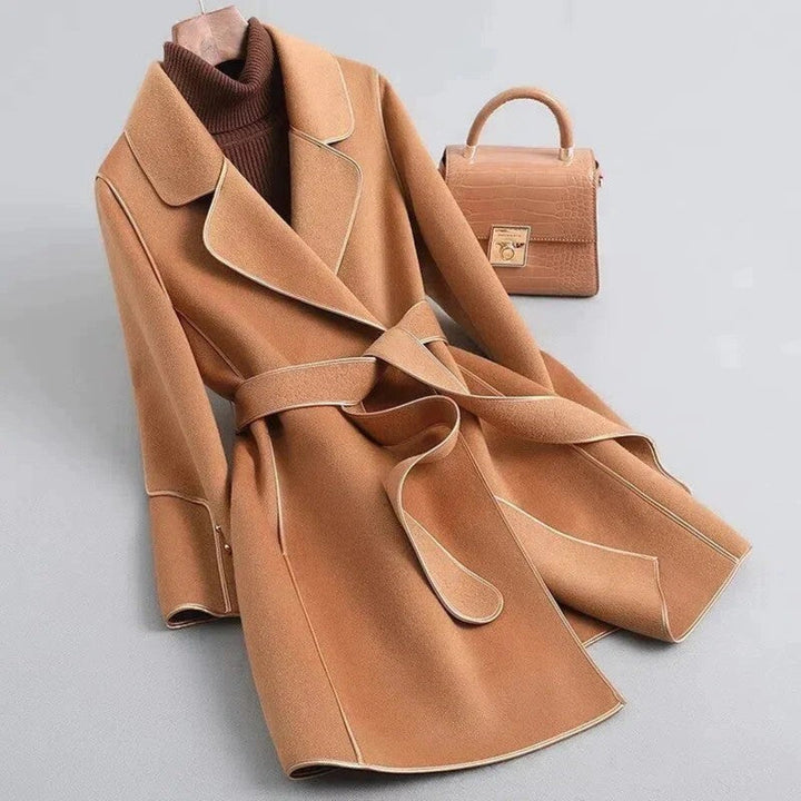 W&W Mode | Klassischer Langer Trenchcoat Mit