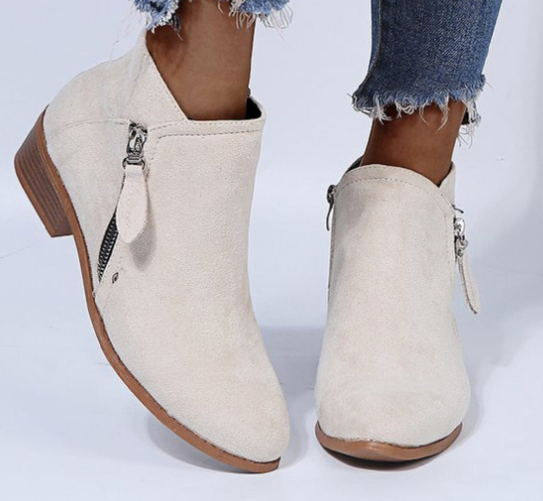 W&W Mode Orthopädische Lederstiefel für Frauen