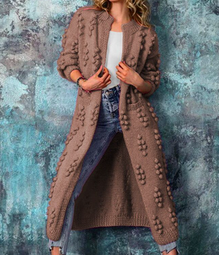 W&W Mode Wave Langer Strickmantel