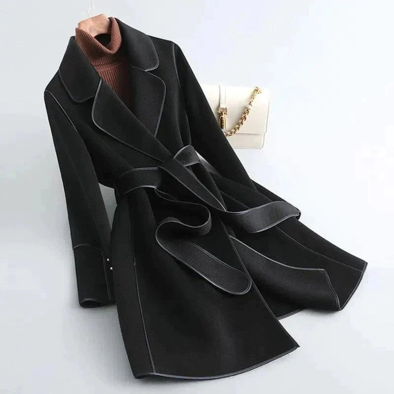 W&W Mode | Klassischer Langer Trenchcoat Mit