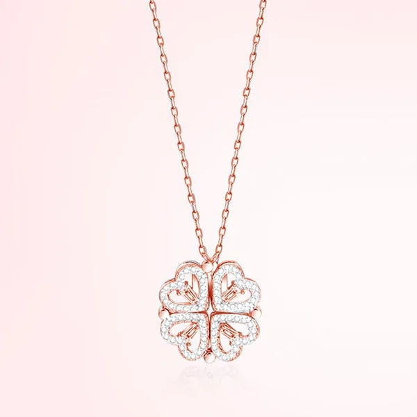 W&W Mode | Kleeblatt Herz Necklace